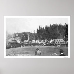 Ketchikan Baseball-Spiel 1916 Poster