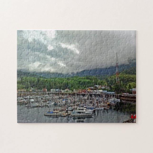 Ketchikan Hafen-Puzzlespiel (Horizontal)