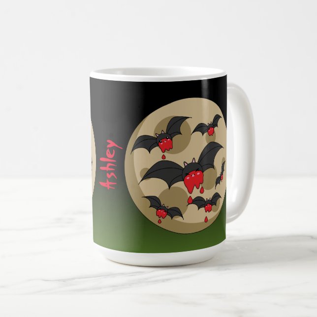 Ketchup Eater Vampire Bats Kaffeetasse (VorderseiteRechts)