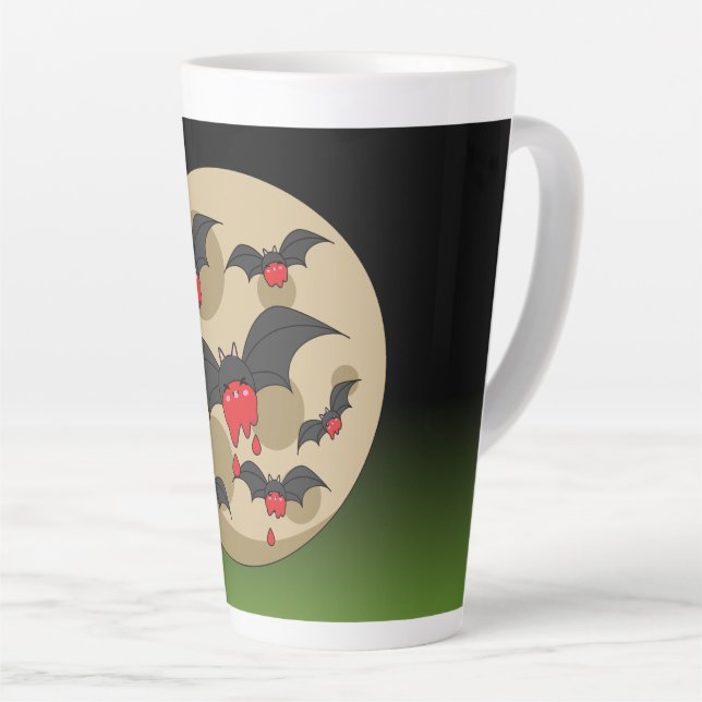 Ketchup Eater Vampire Bats Milchtasse (Rechte Ecke)