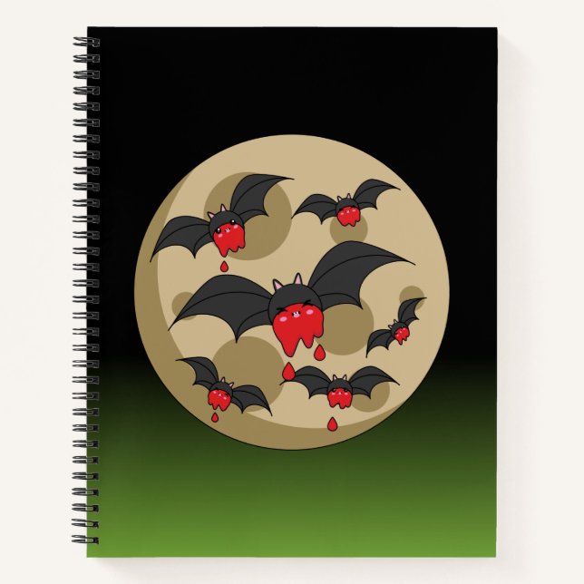 Ketchup Eater Vampire Bats Notizbuch (Vorderseite)