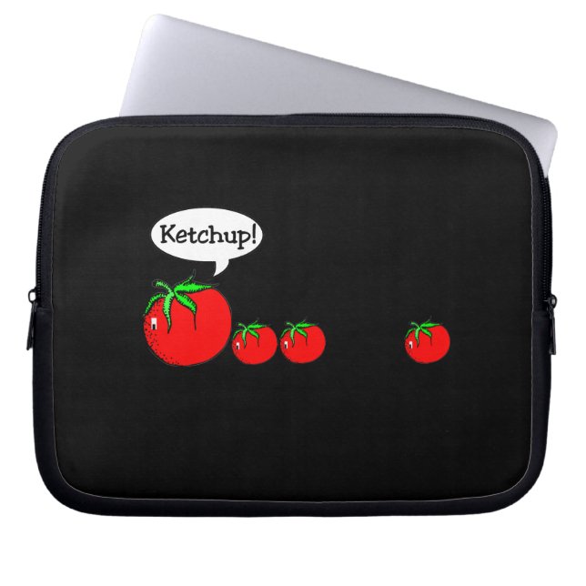 Ketchup Joke Electronics Bag Laptopschutzhülle (Vorderseite)