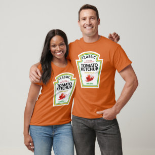 Ketchup Kostüme Matching Paare Halloween Gruppen T-Shirt