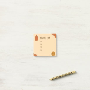 Ketchup und Chicken Nugget  Post-it Klebezettel