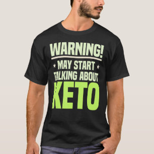 Keto Diät Ketogenese Ketosis Low Carb Dietitian Nu T-Shirt