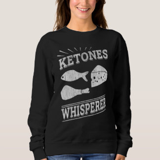 Keto Diet Food Ketogenetische Ketone Ketosis Fisch Sweatshirt