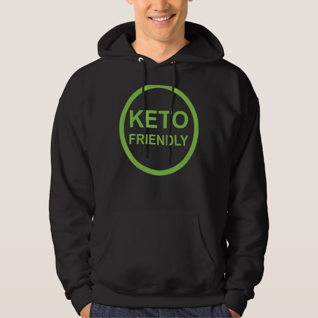 Keto Friendly Low Carb Ketogenic Lifestyle Hoodie (Vorderseite)
