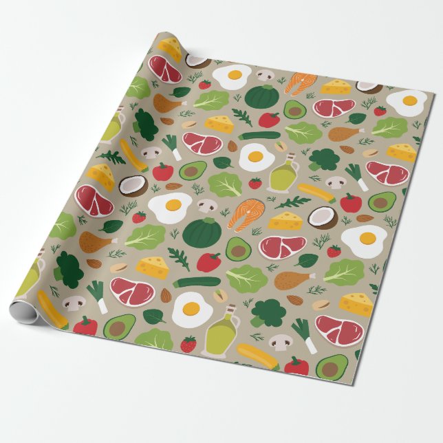 Keto Geschenkpapier (Ungerollt)