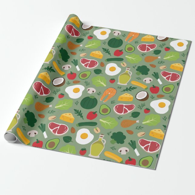 Keto Geschenkpapier (Ungerollt)
