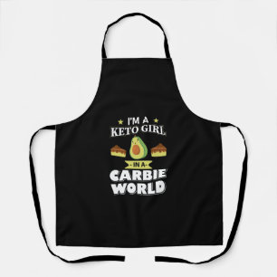 Keto Girl Niedlich Avocado All-over Print-Schürze Schürze