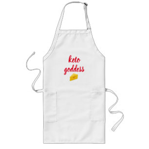 Keto Goddess und Käse Lange Schürze