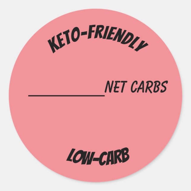 Keto Low Carb friendly étiquette maison boulangeri (Devant)