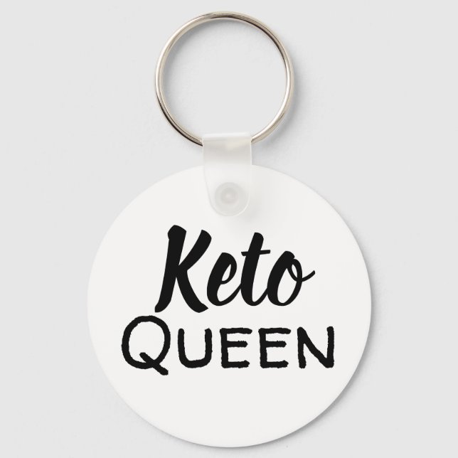 Keto Queen, keto life, keto mama, keto af, ketones Schlüsselanhänger (Vorderseite)