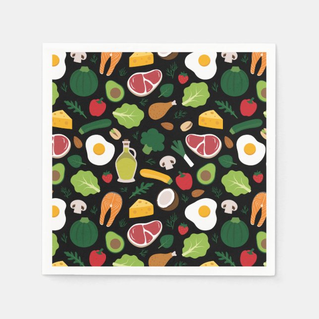 Keto Serviette (Vorderseite)