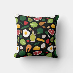 Keto Throw Pillow Kissen