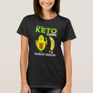 Ketogenes Sprichwort mit niedrigem Karb Es ist ein T-Shirt