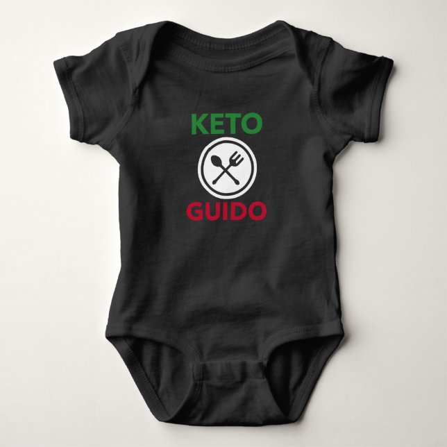 Keton Guido - Geschenk für Italiener auf der Baby Strampler (Vorderseite)