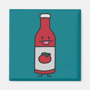 Ketschup-Flaschen-Tomatensauce-Tabellenwürze Magnet