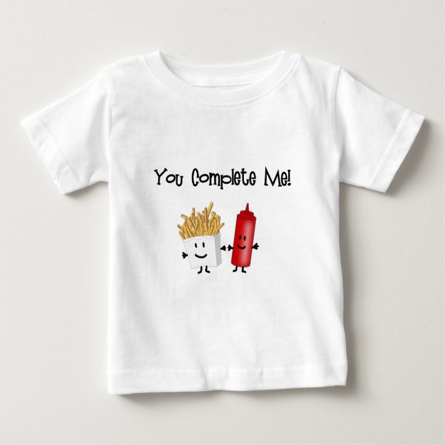 Ketschup und Fischrogen! Baby T-shirt (Vorderseite)