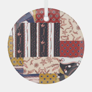 Kette Barock Seil geometrisches Muster Ornament Aus Glas