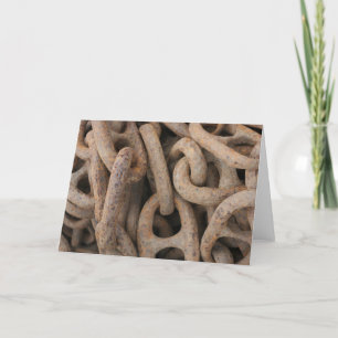 "Kette"-Merkkarte Dankeskarte