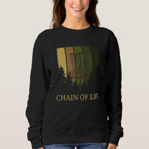 Kette von Life Disk Golf Sports Golfer Games Hobby Sweatshirt