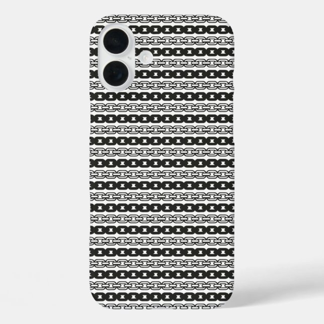 Ketten iPhone 16 Plus Hülle (Rückseite)
