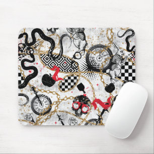 Ketten und Totenköpfe Mousepad