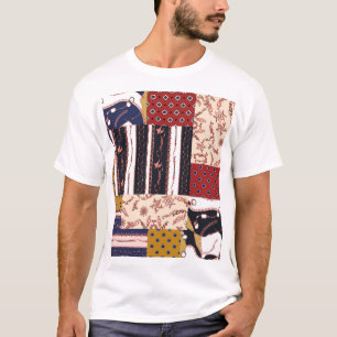 Kettenbarocke, geometrisches Muster T-Shirt