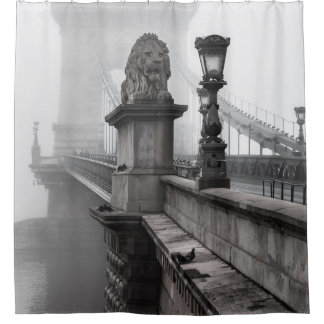 KETTENBRÜCKE, BUDAPEST DUSCHVORHANG