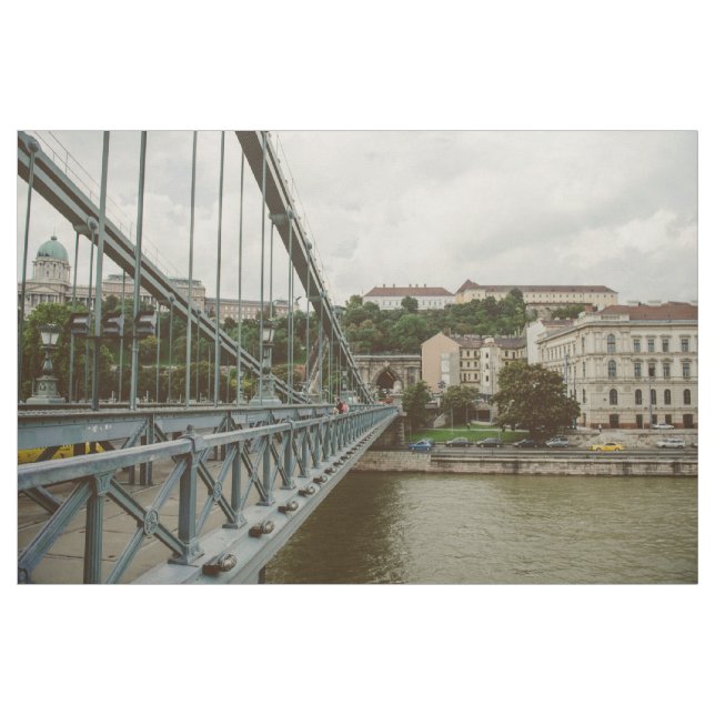 Kettenbrücke, Budapest Stoff (Yard (91,4 cm))