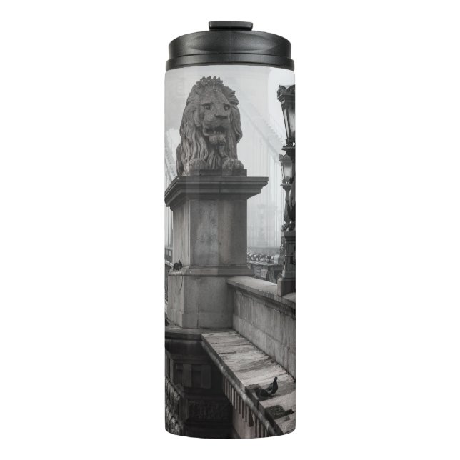 KETTENBRÜCKE, BUDAPEST THERMOSBECHER (Vorderseite)