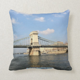 Kettenbrücke, Budapest, Ungarn Kissen