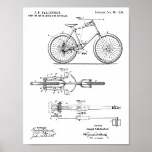 Kettenloser Geschmacksmuster-Kunst-Druck des Poster