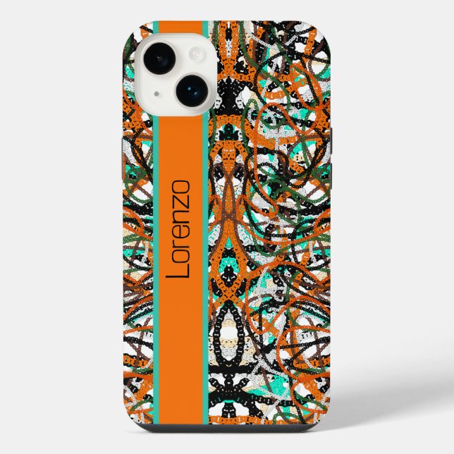 Kettenmuster iPhone 14 Plus Hülle (Rückseite)