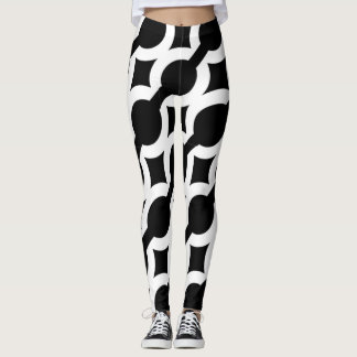 Kettenmuster-Leggings Leggings