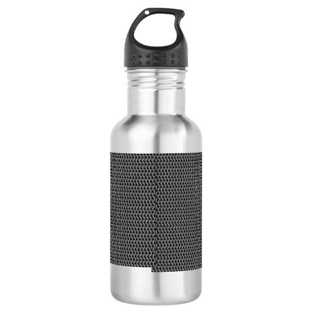 Kettenpanzer Mittelalterliche Rüstung Edelstahlflasche (Vorderseite)