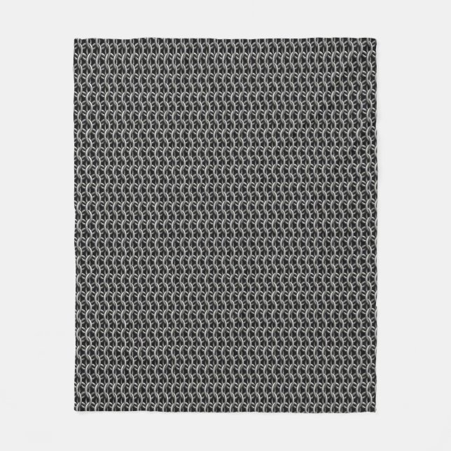Kettenpanzer Mittelalterliche Rüstung Fleecedecke (Vorderseite)