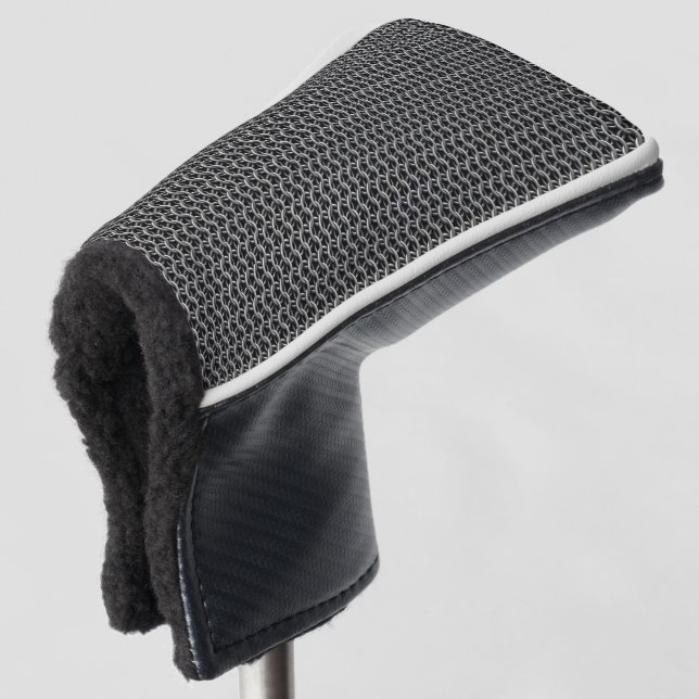 Kettenpanzer Mittelalterliche Rüstung Golf Headcover (3/4 Vorderseite)