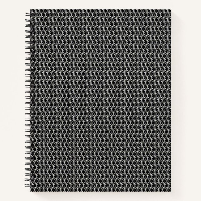 Kettenpanzer Mittelalterliche Rüstung Notizbuch (Vorderseite)