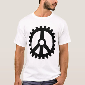 Kettenrad des Frieden-T-Shirts T-Shirt