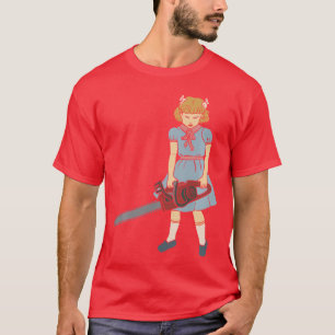 Kettensäge-Mädchen Gothic Punk Goth Horror Fan Saw T-Shirt