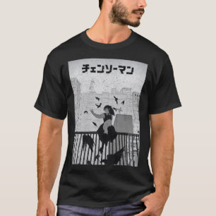 Kettensäge-Reze – Illustration einer dunklen Anime T-Shirt