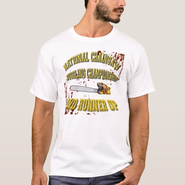 Kettensägen-Jonglieren T-Shirt (Vorderseite)