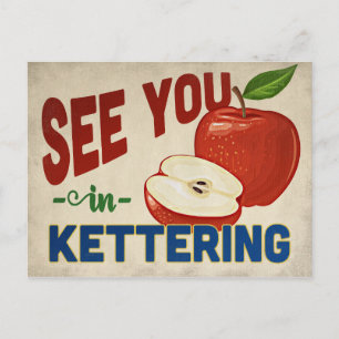 Kettering Ohio Apfel - Vintage Reise Postkarte