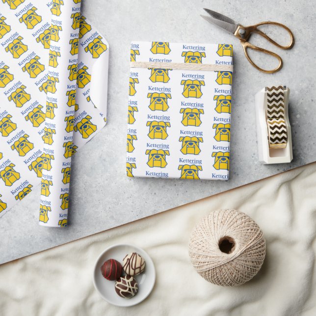 Kettering University Bulldogs Geschenkpapier (Kunsthandwerk)