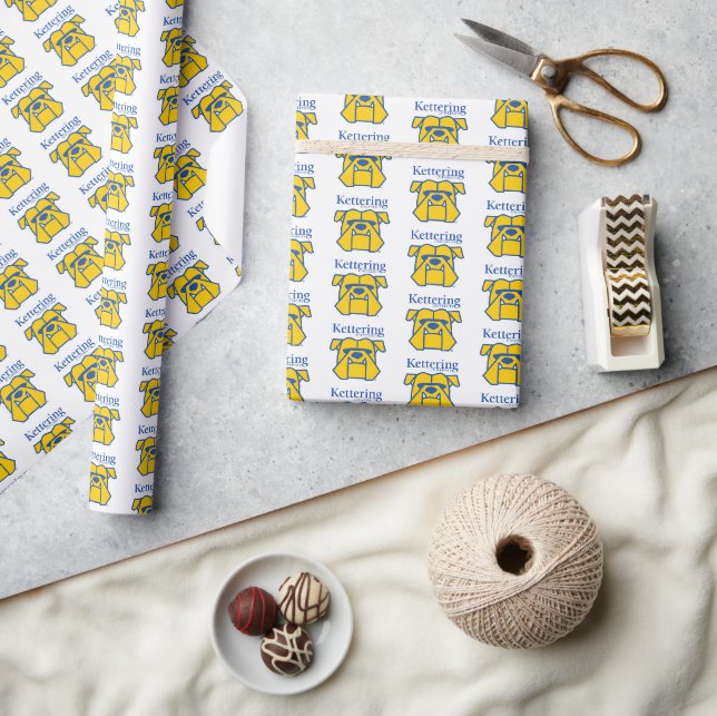 Kettering University Bulldogs Geschenkpapier (Kunsthandwerk)