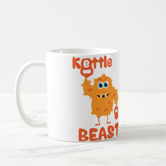 Kettle Beast (Kettlebell) Kaffeetasse (Links)