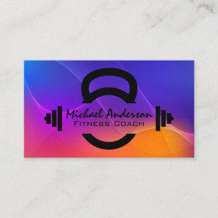 Kettle Bell Fitness Logo Visitenkarte