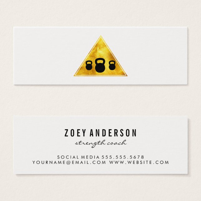 Kettle Bell Personal Trainer Ernennung (Vorne & Hinten)